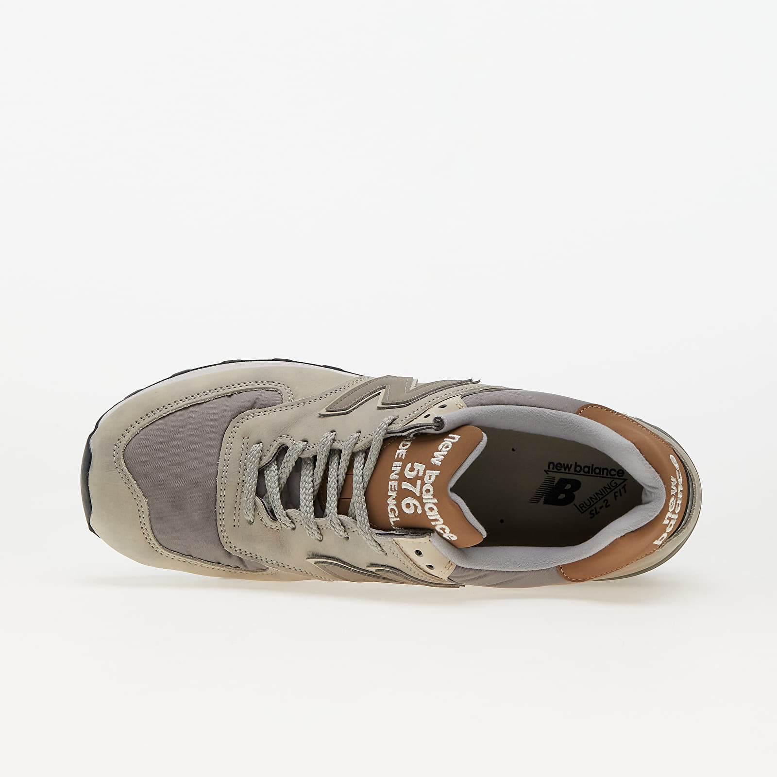 Încălțăminte și sneakerși pentru bărbați New Balance 576 Made in UK Grey