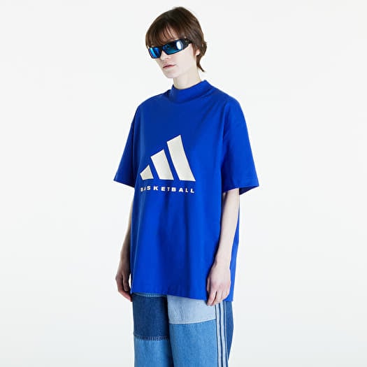 T shirts adidas Basketball Tee UNISEX Lucid Blue Footshop