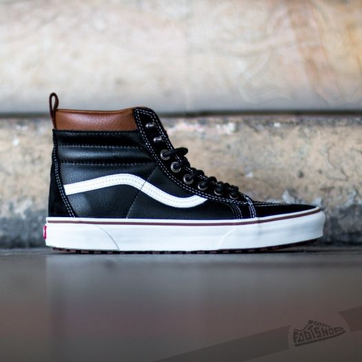 Men s shoes Vans Sk8 Hi MTE Black True White Footshop