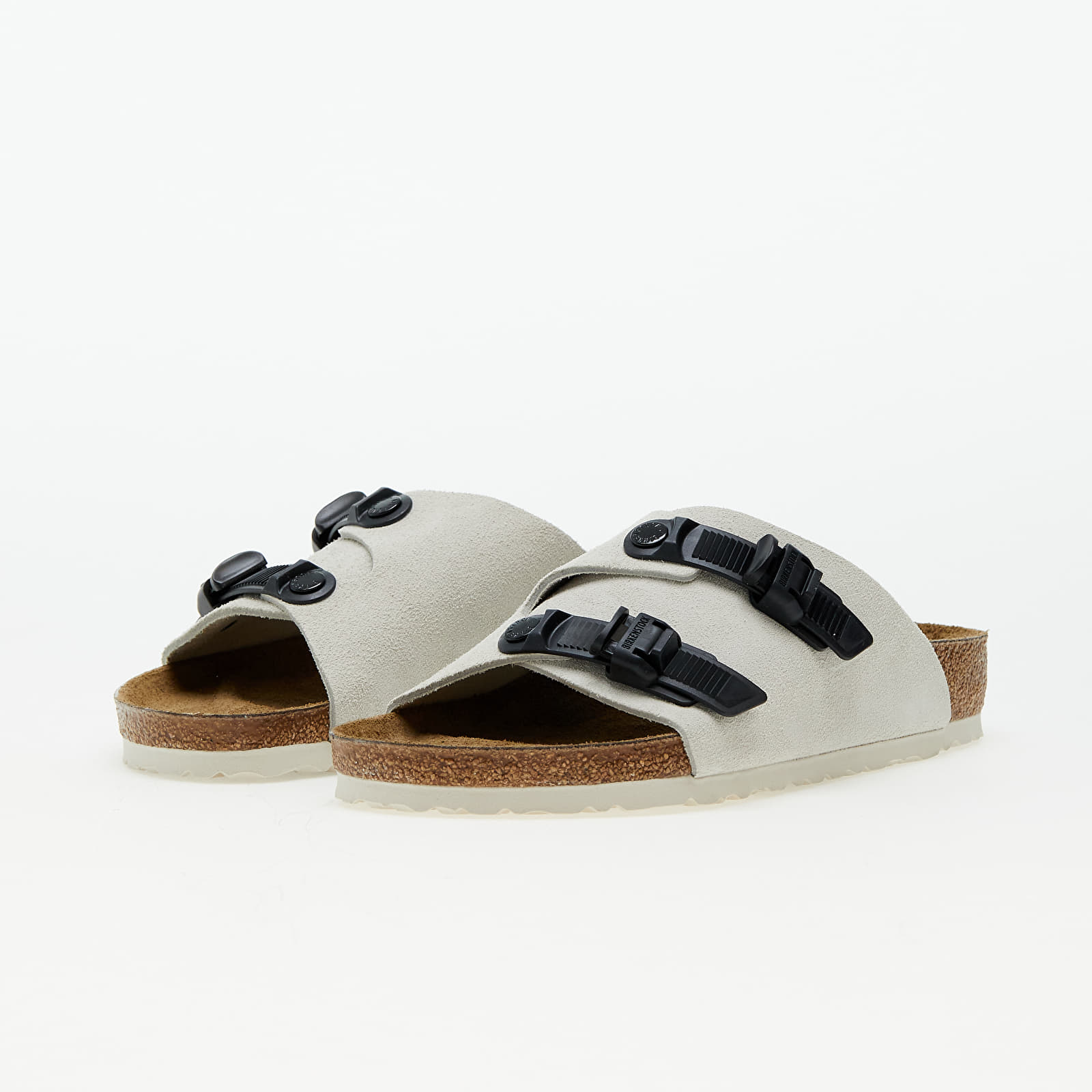 Мъжки кецове и обувки Birkenstock Zürich Tech Suede Leather Antique White