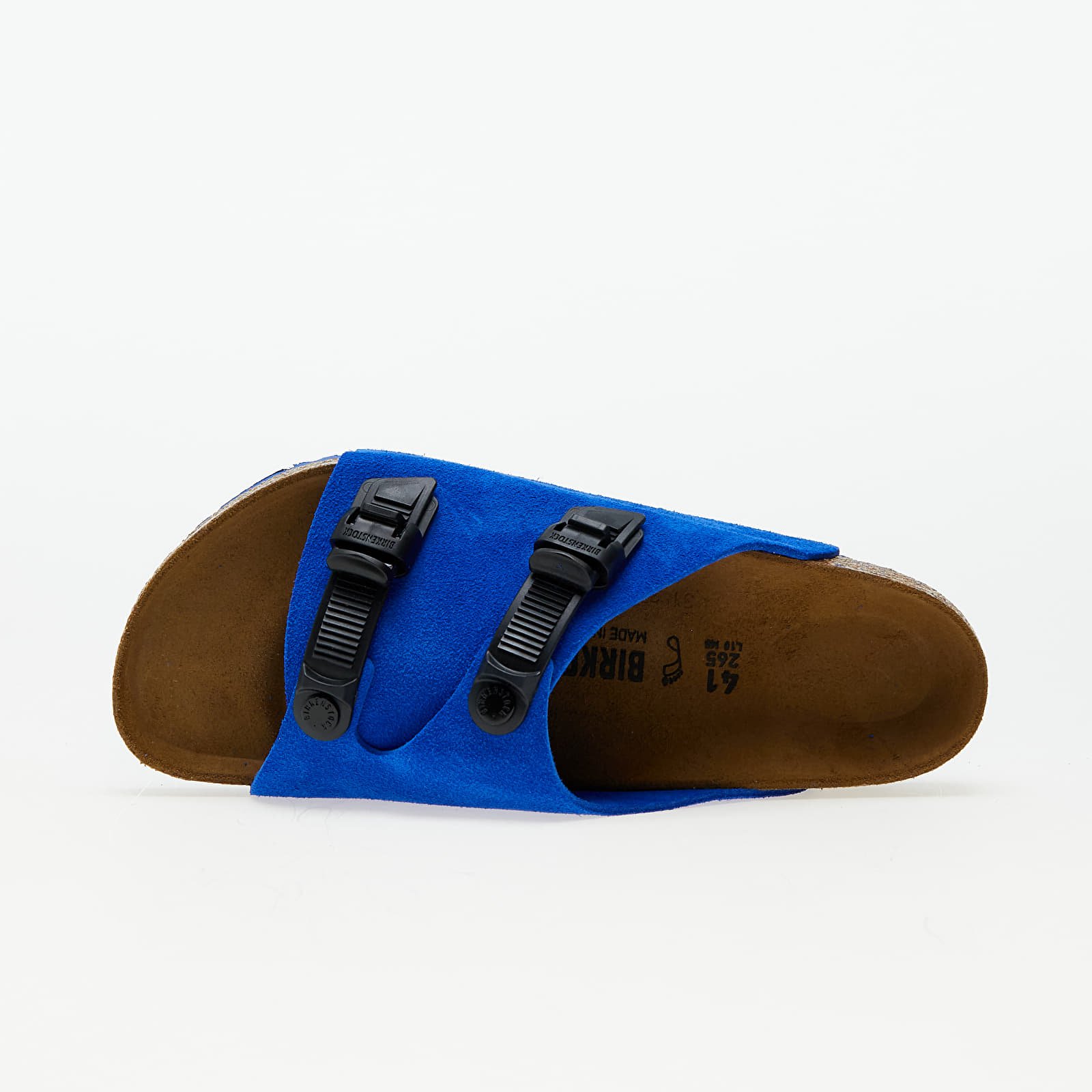 Scarpe uomo Birkenstock Zürich Tech Suede Leather Ultra Blue