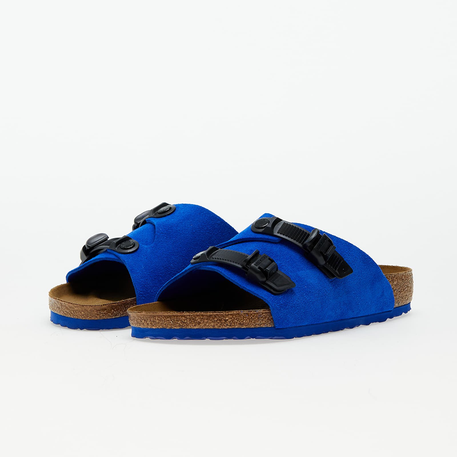 Încălțăminte și sneakerși pentru bărbați Birkenstock Zürich Tech Suede Leather Ultra Blue