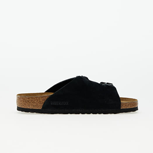 Men s shoes Birkenstock Zurich Tech Suede Leather Black Footshop