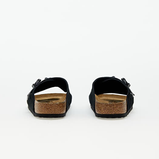 Men s shoes Birkenstock Zurich Tech Suede Leather Black Footshop