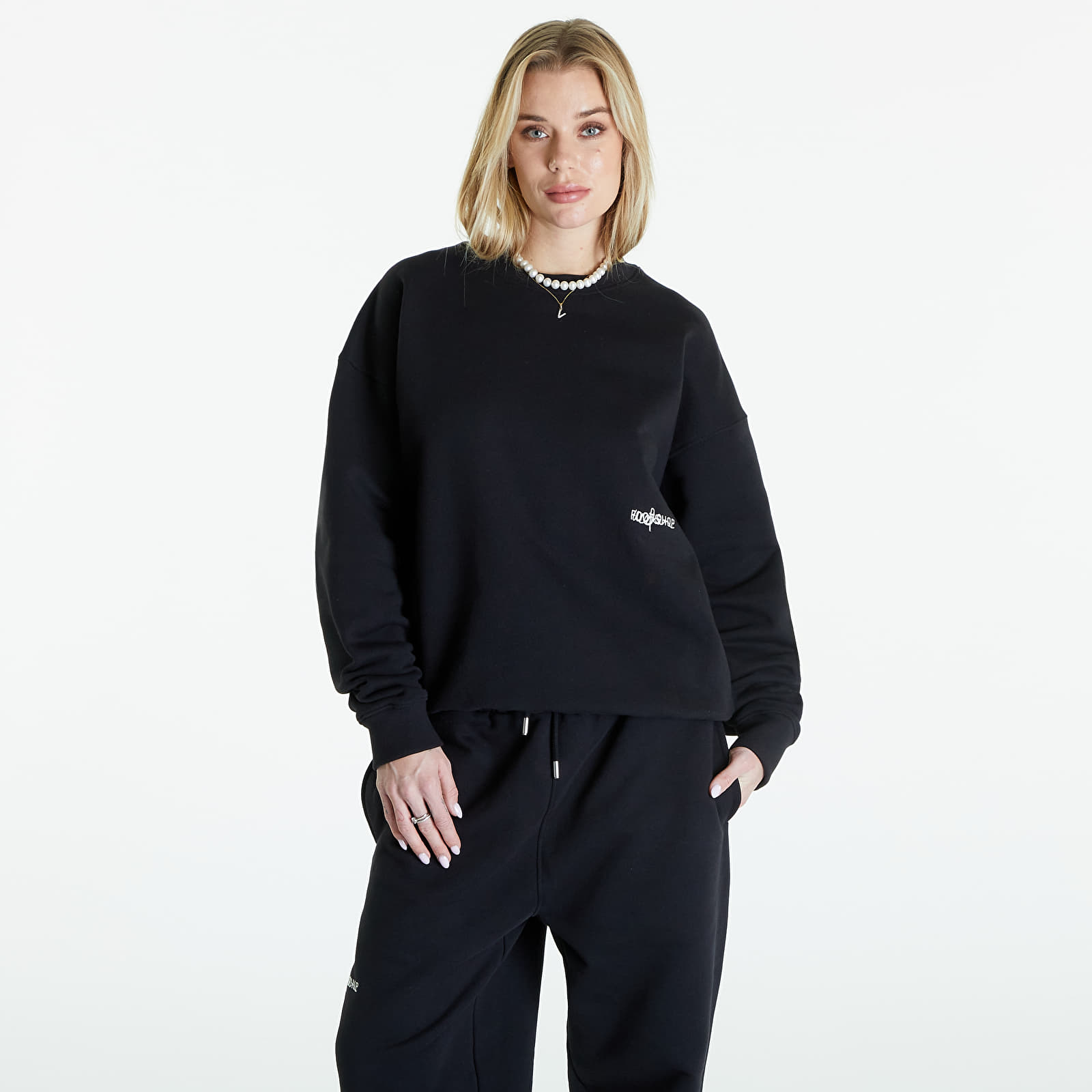 Mikiny Footshop Everyday Crewneck UNISEX Black