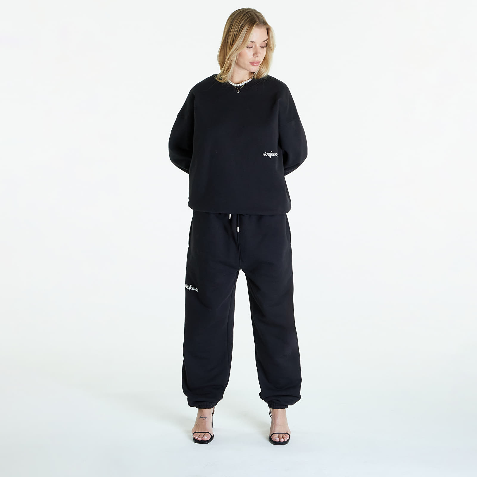 Mikiny Footshop Everyday Crewneck UNISEX Black