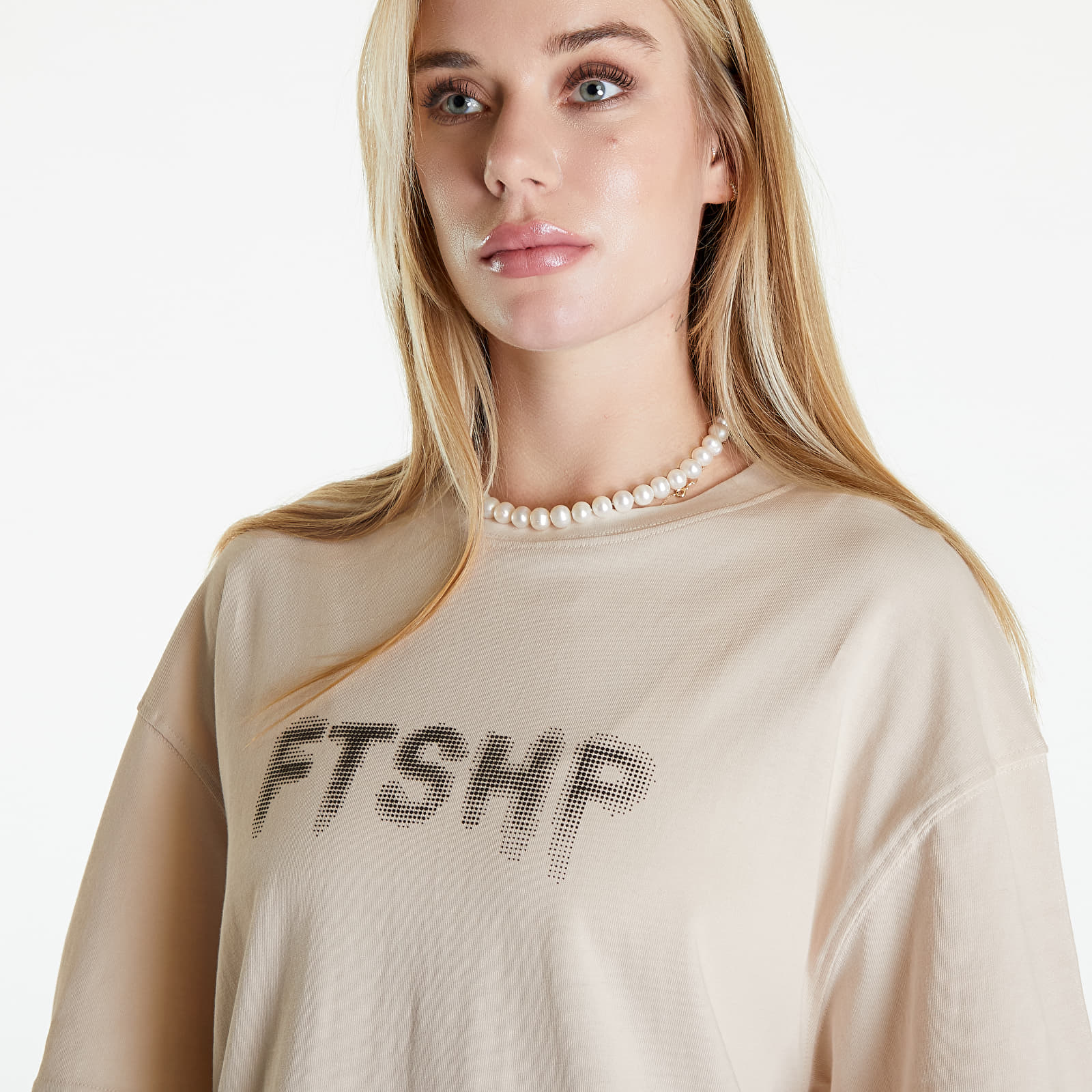 Pólók FTSHP Halftone T-Shirt UNISEX Stone