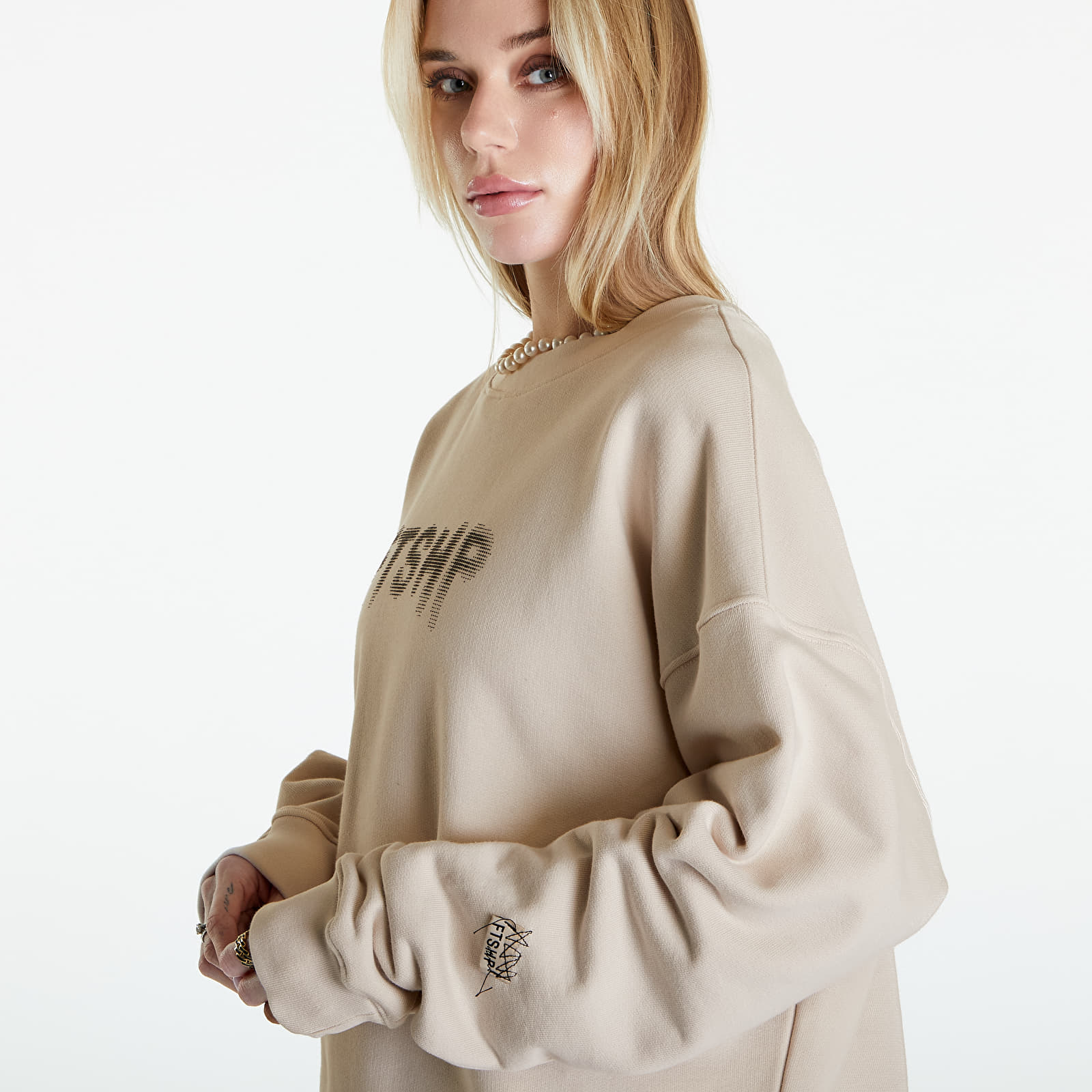 Hoodies and sweatshirts  FTSHP Halftone Crewneck Sweatshirt UNISEX Stone