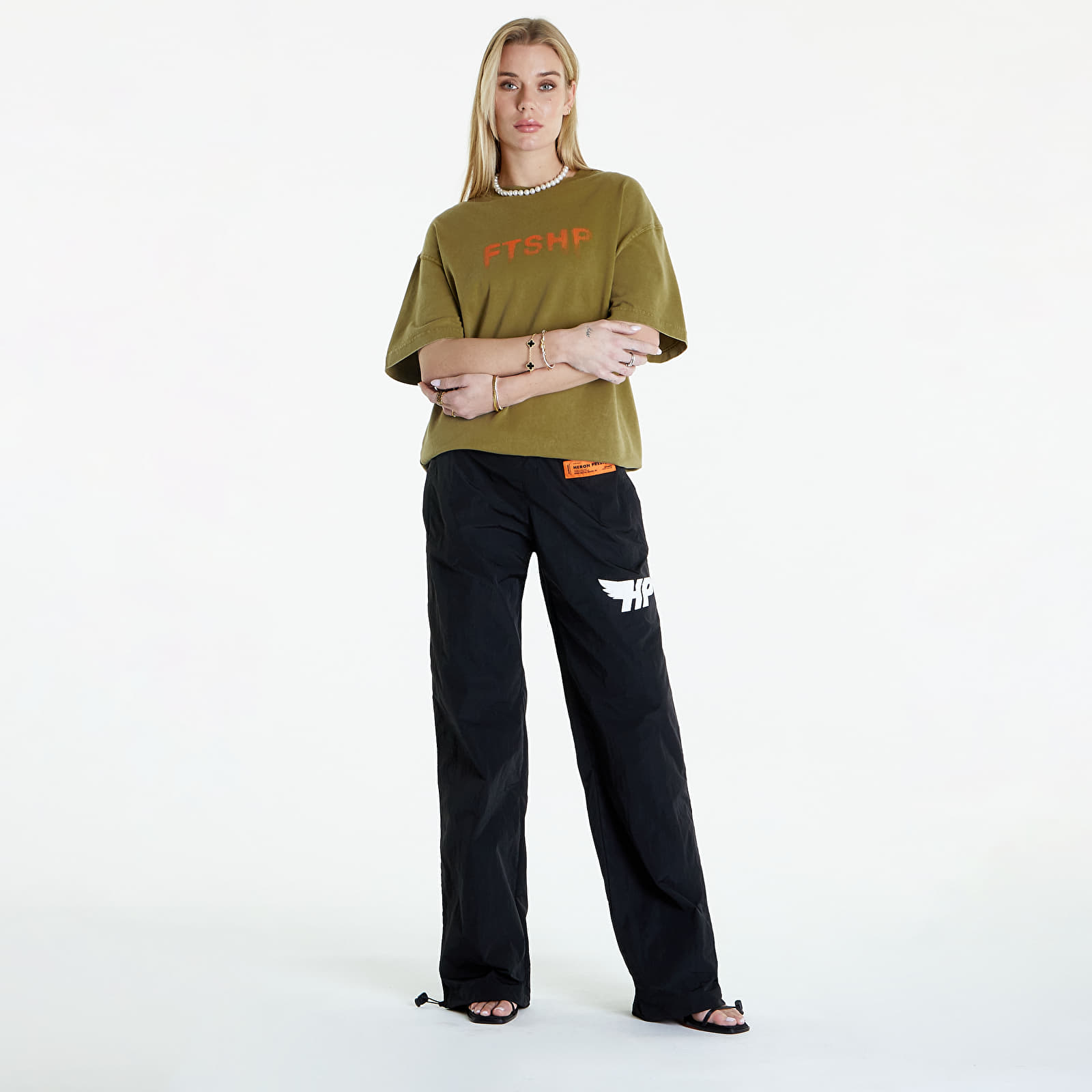 Trička FTSHP Halftone T-Shirt UNISEX Khaki
