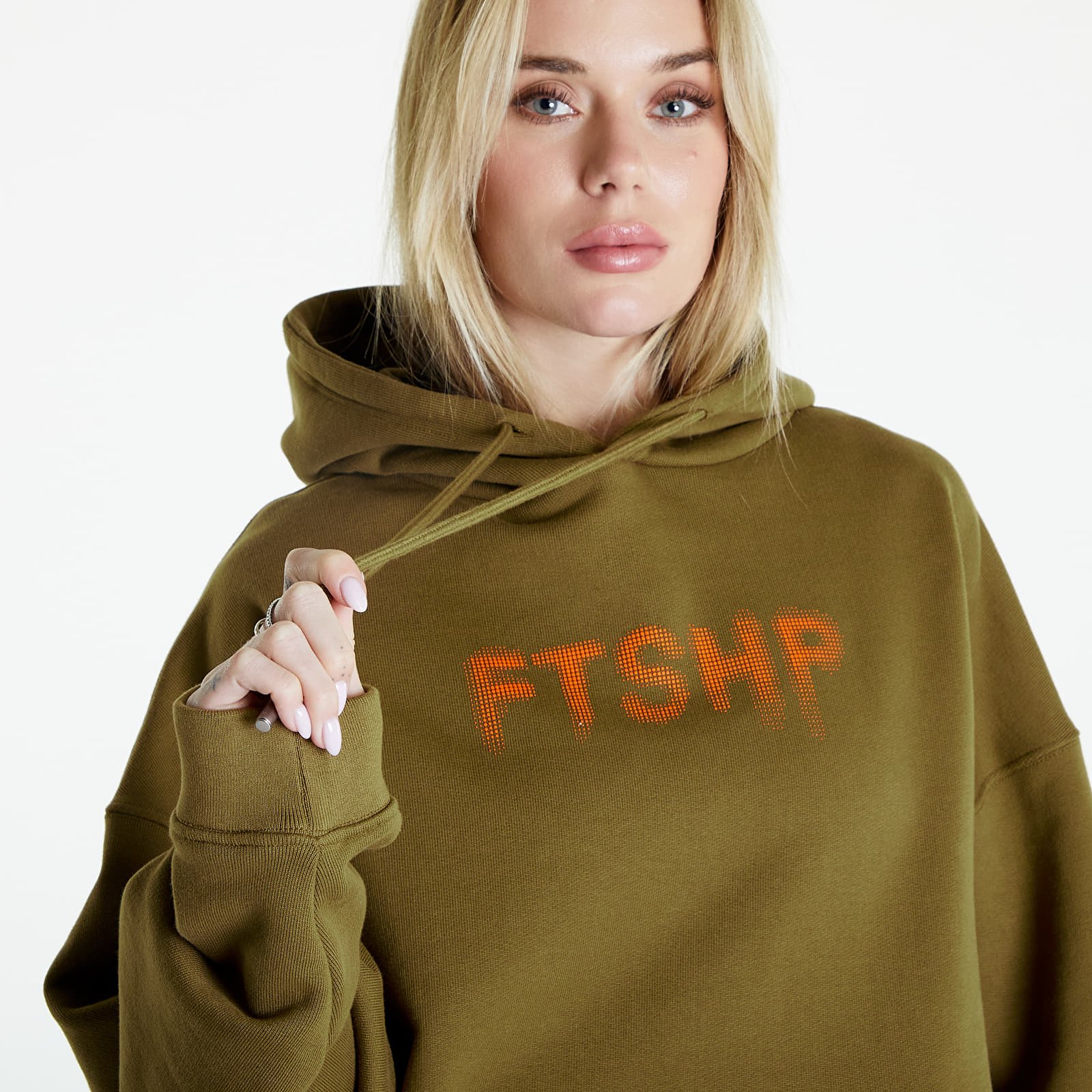 Hoodies and sweatshirts  FTSHP Halftone Hoodie UNISEX Khaki