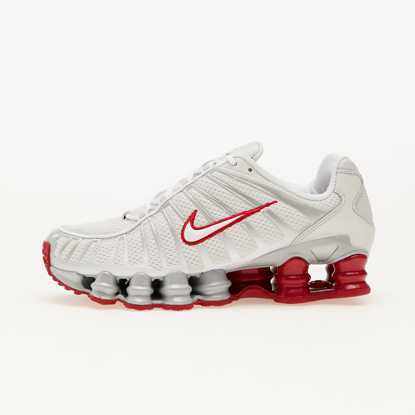 Scarpe donna Nike W Shox Tl Platinum Tint/ White-Gym Red