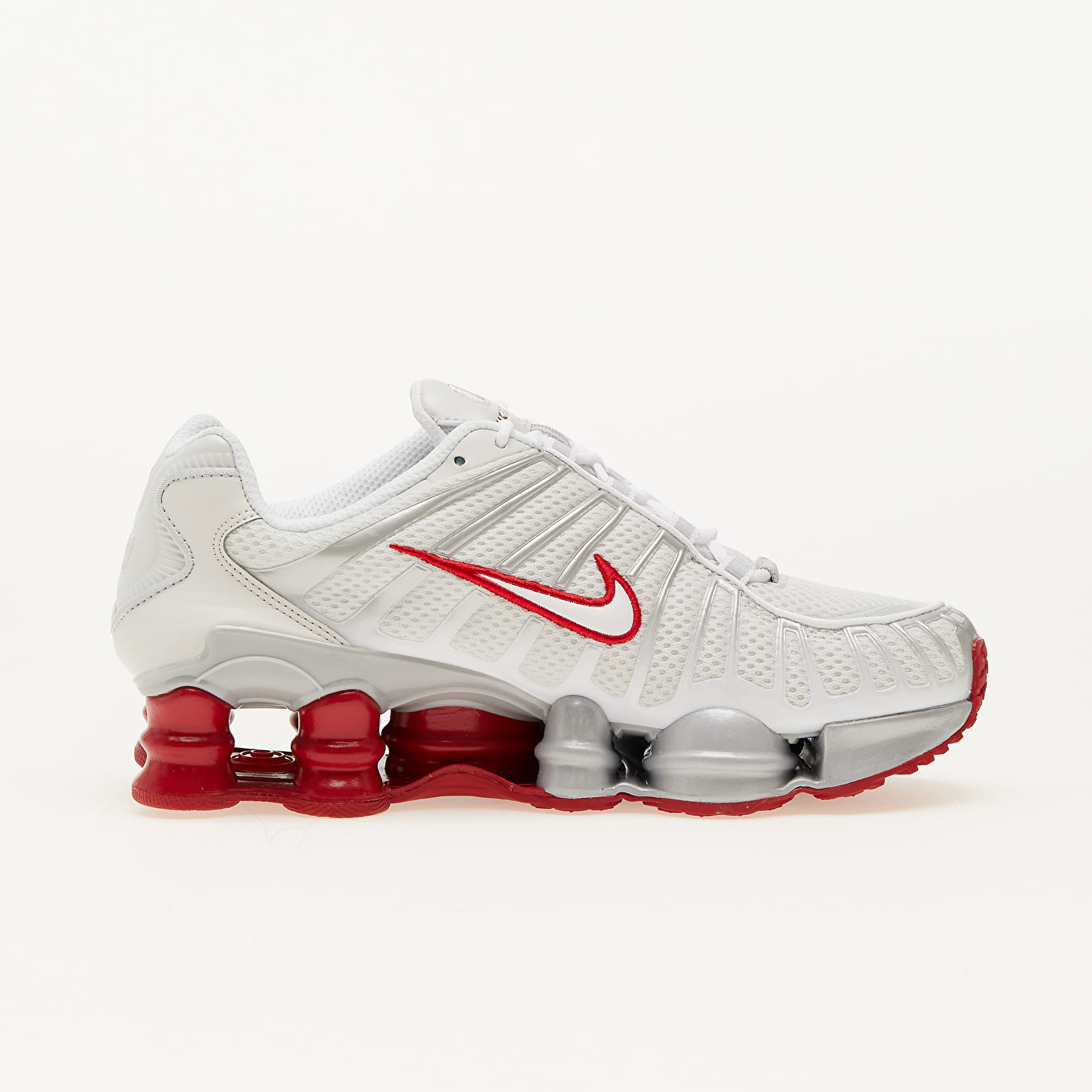 Scarpe donna Nike W Shox Tl Platinum Tint/ White-Gym Red