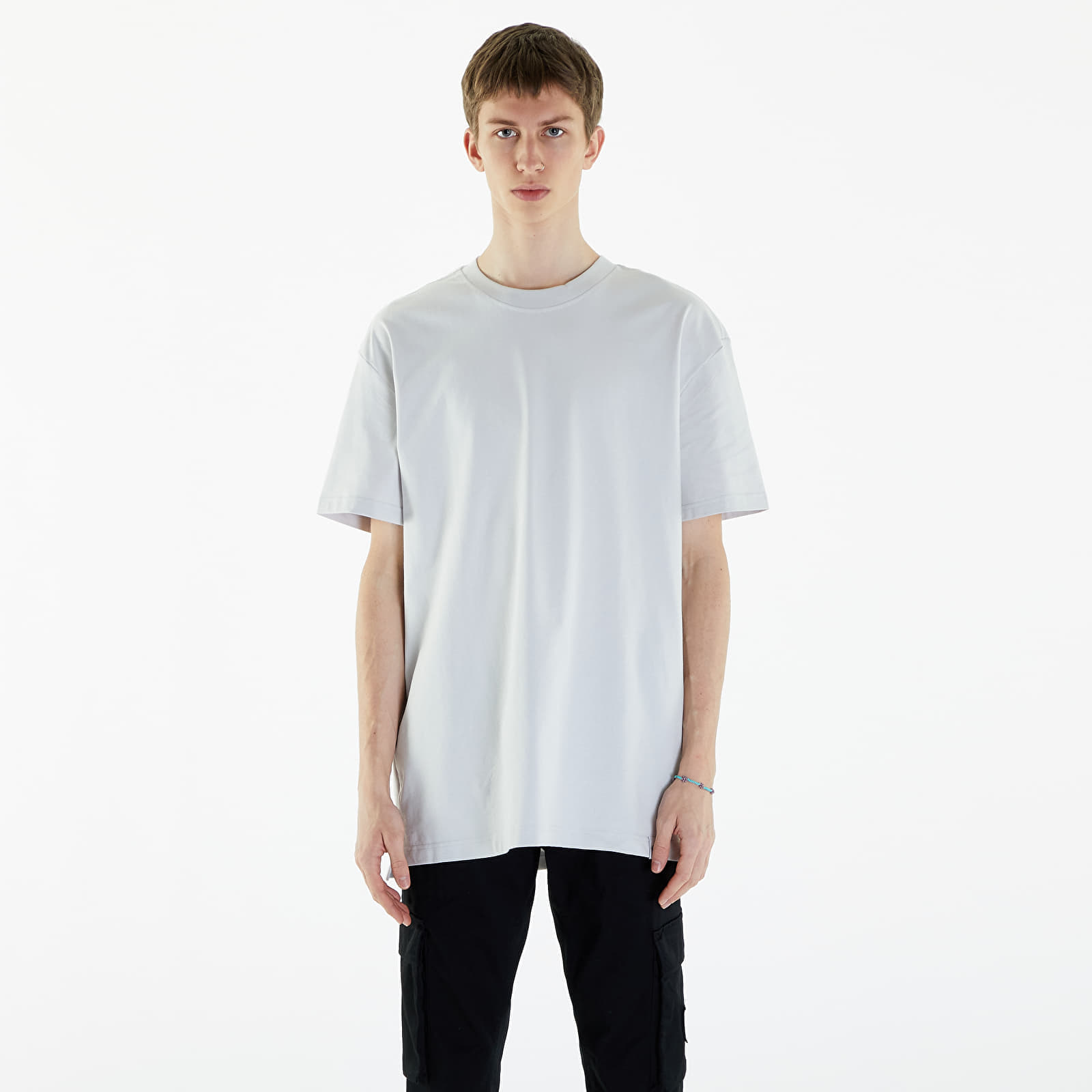 Levně Calvin Klein Jeans Long Relaxed Cotton T-Shirt Lunar Rock