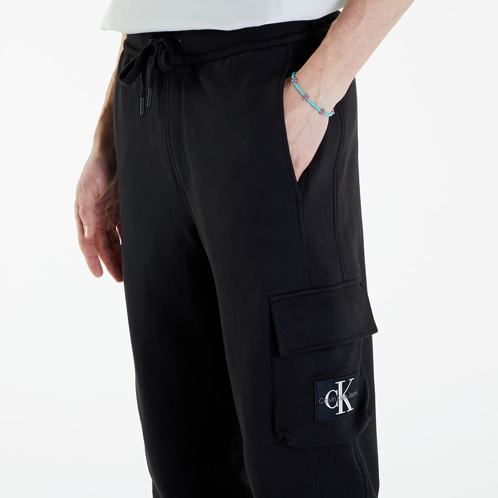 Φόρμες Calvin Klein Jeans Badge Pant CK Black