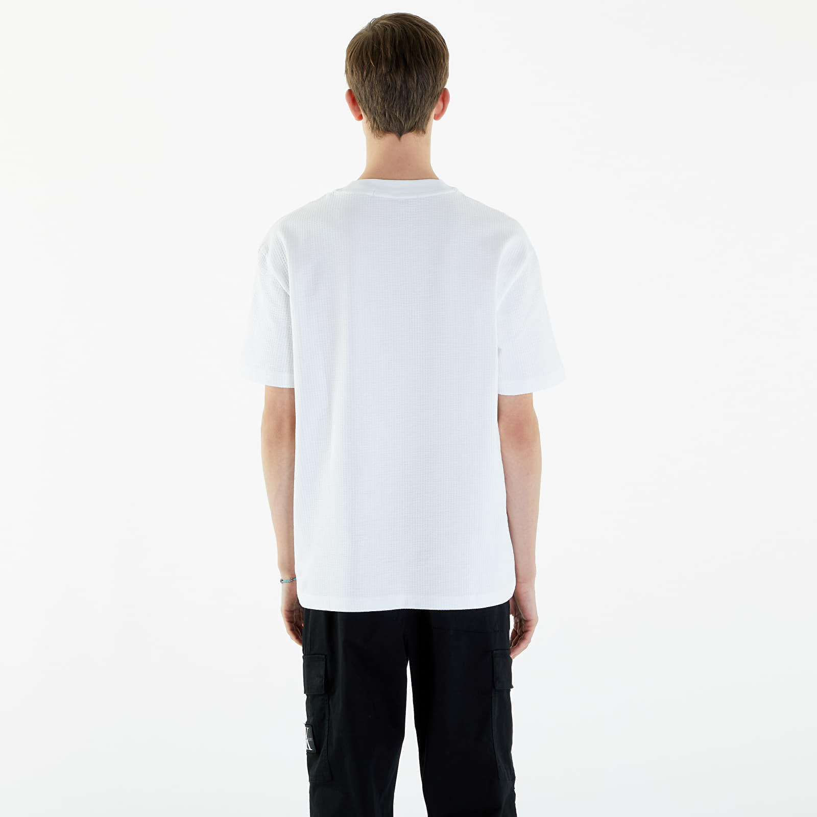 Koszulki Calvin Klein Jeans Texture Pocket Short Sleeve T-Shirt Bright White
