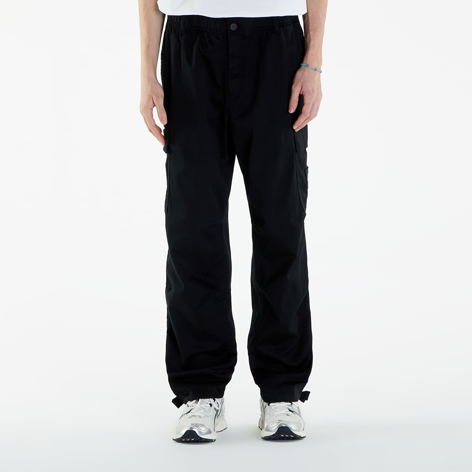 Hosen Calvin Klein Jeans Straight Cargo Pant CK Black
