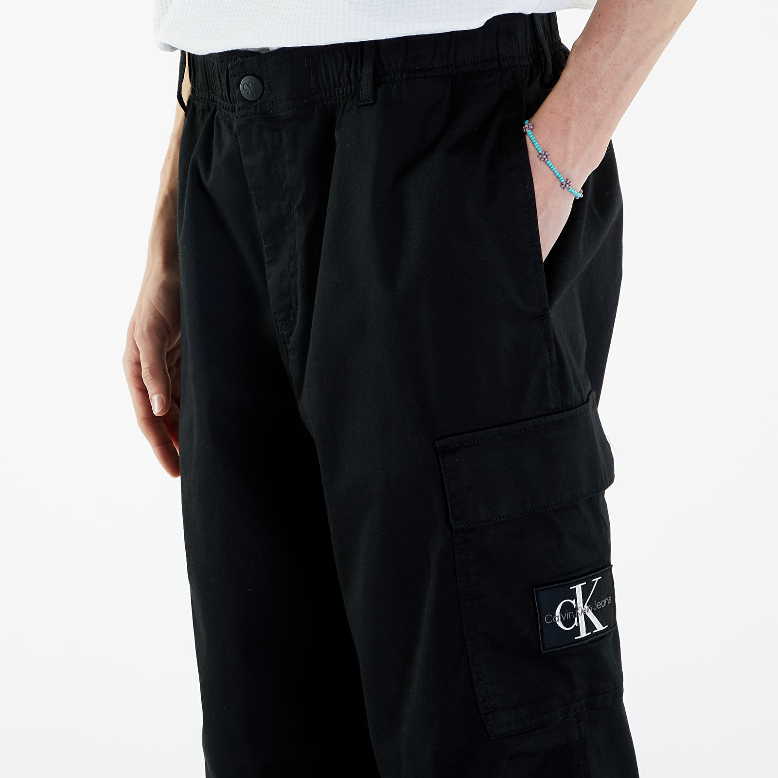 Calvin Klein Y2K Light Cargo Trousers Beige M L | eBay