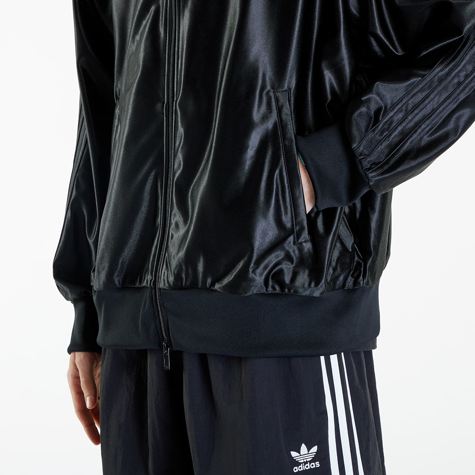 Mikiny adidas Firebird Sport Jacket Black