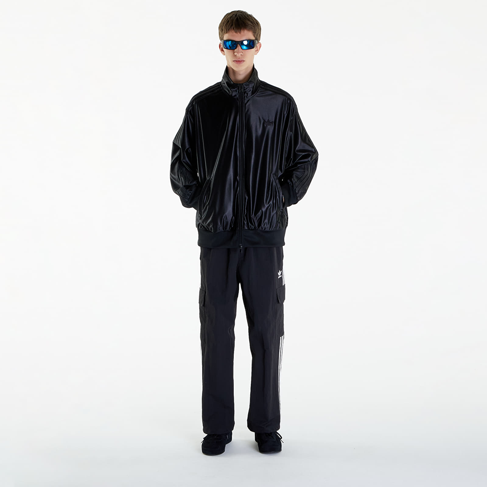 Mikiny adidas Firebird Sport Jacket Black