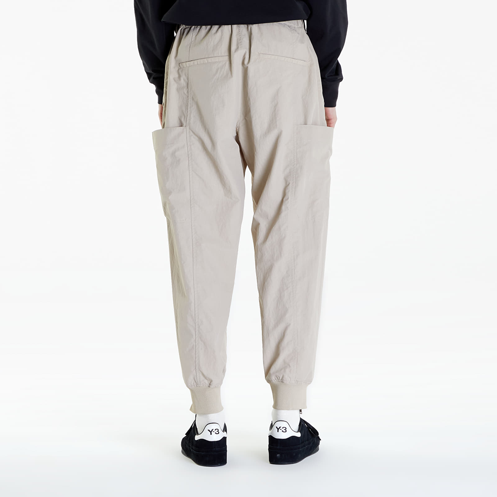 Hosen und Jeans Y-3 Crinkle Nylon Cuffed Pants Clay Brown