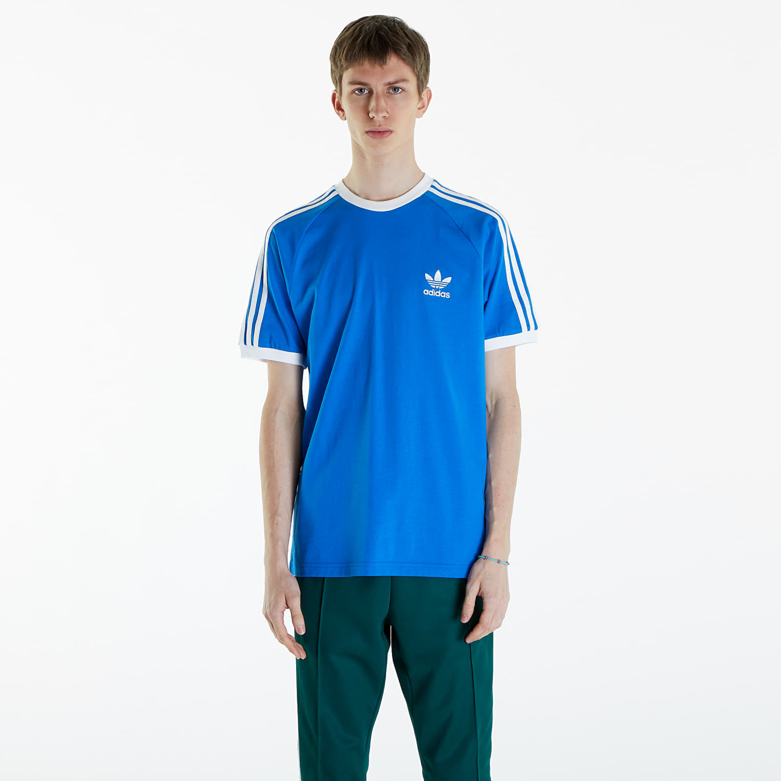 Тениски adidas 3-Stripes Tee Blue Bird