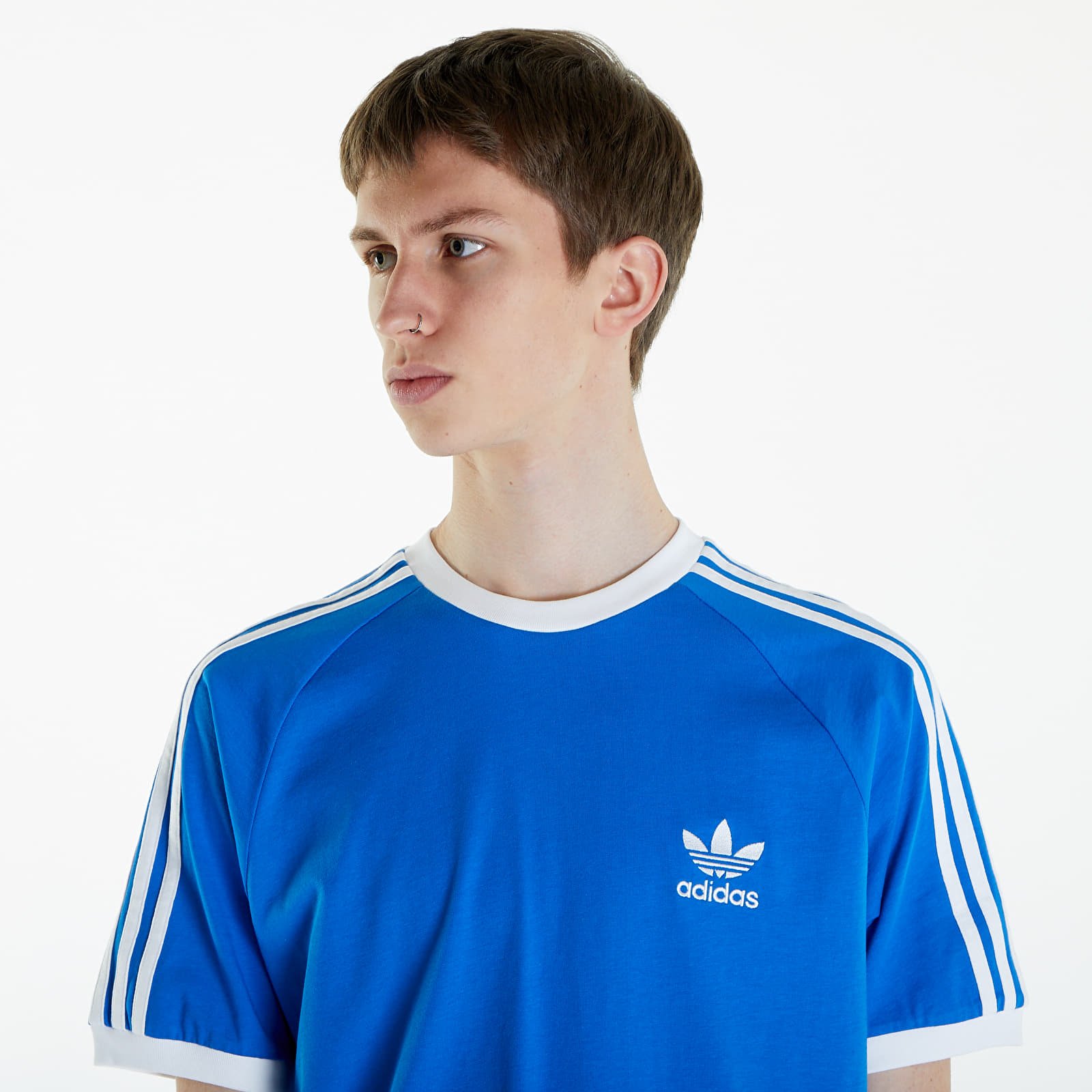 T shirts adidas 3 Stripes Tee Blue Bird Footshop