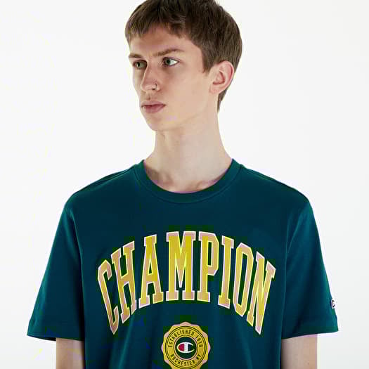 T Shirt Champion Crewneck T Shirt Green S