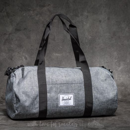 Crossbody bags Herschel Supply Co. Sutton Mid Volume Duffle Bag Raven Crosshatch Black Footshop