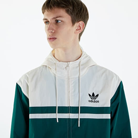 Adidas outlet green windbreaker