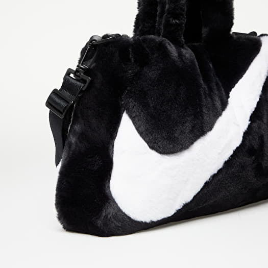 Nike velvet tote bag in black deals