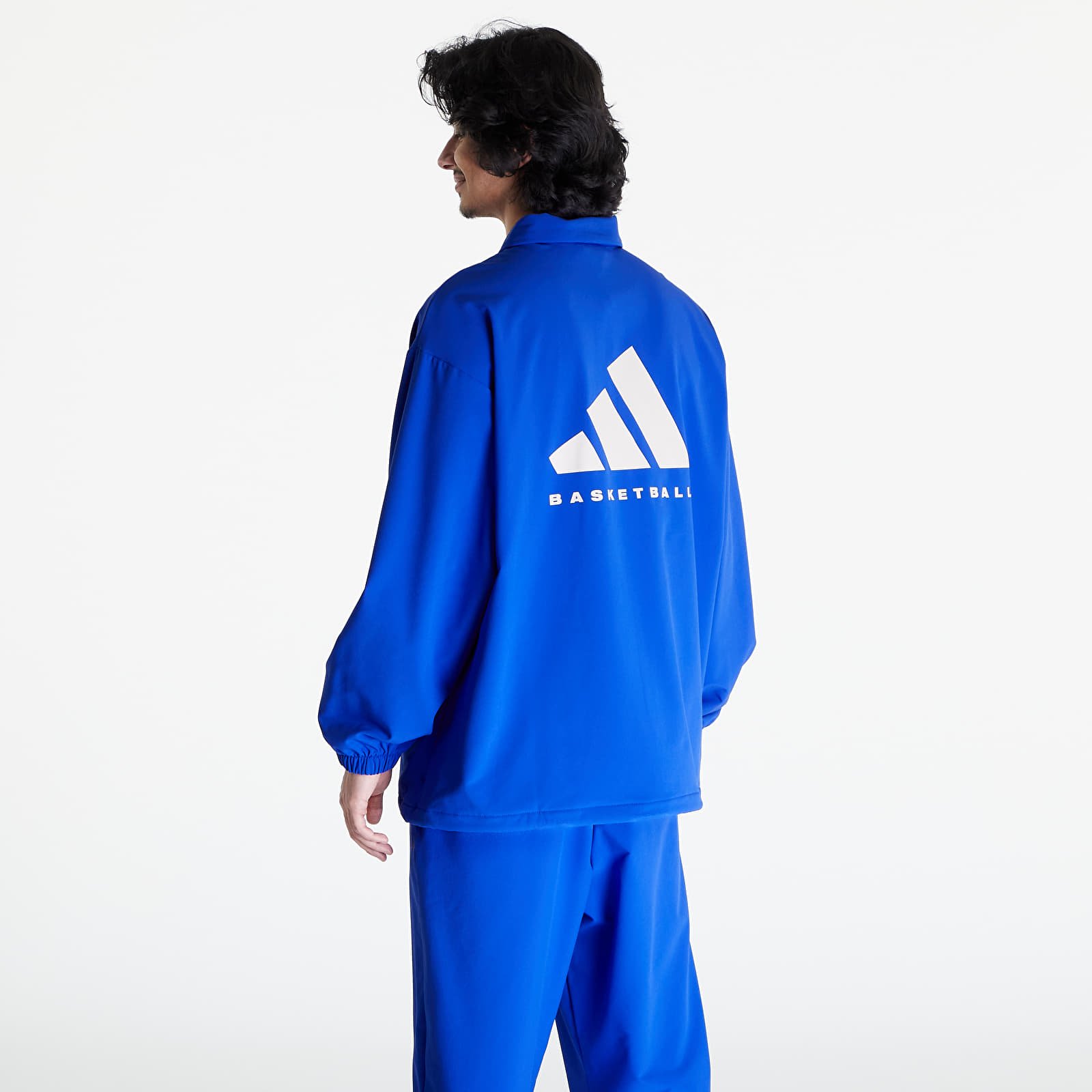 Kabátok adidas Adicolor Basketball Jacket UNISEX Lucid Blue