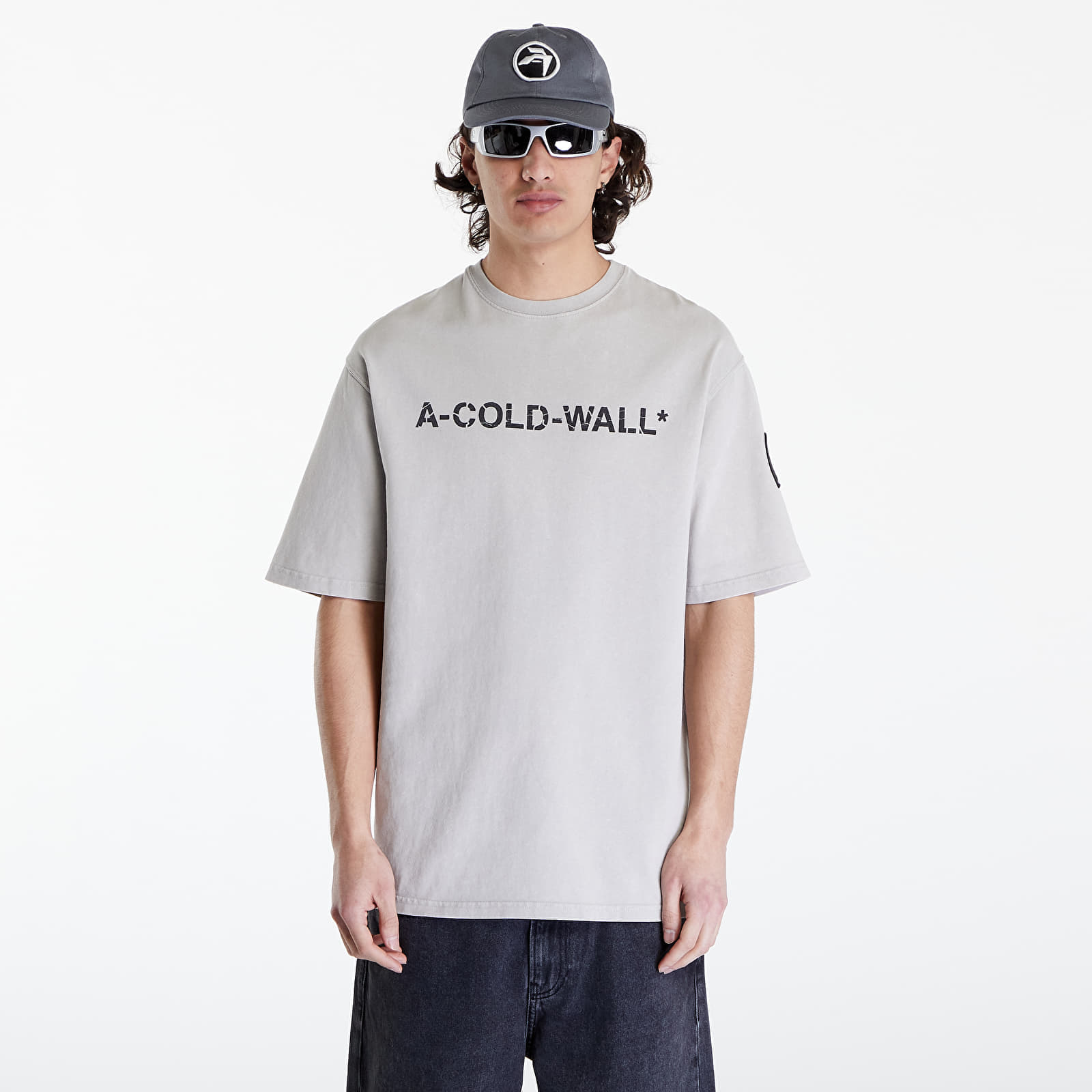 Тениски A-COLD-WALL* Overdye Logo T-Shirt Cement