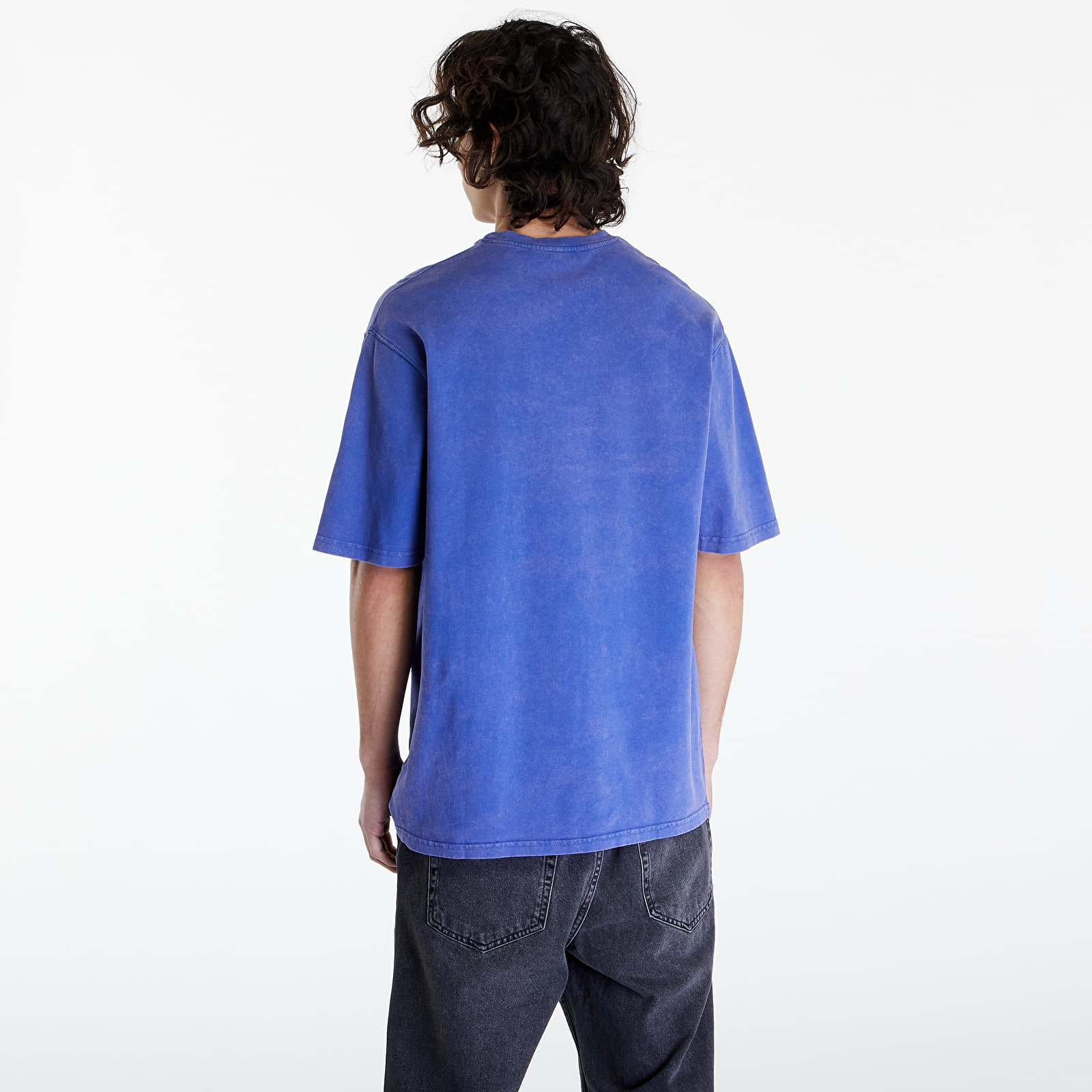 Pólók A-COLD-WALL* Overdye Logo T-Shirt Volt Blue