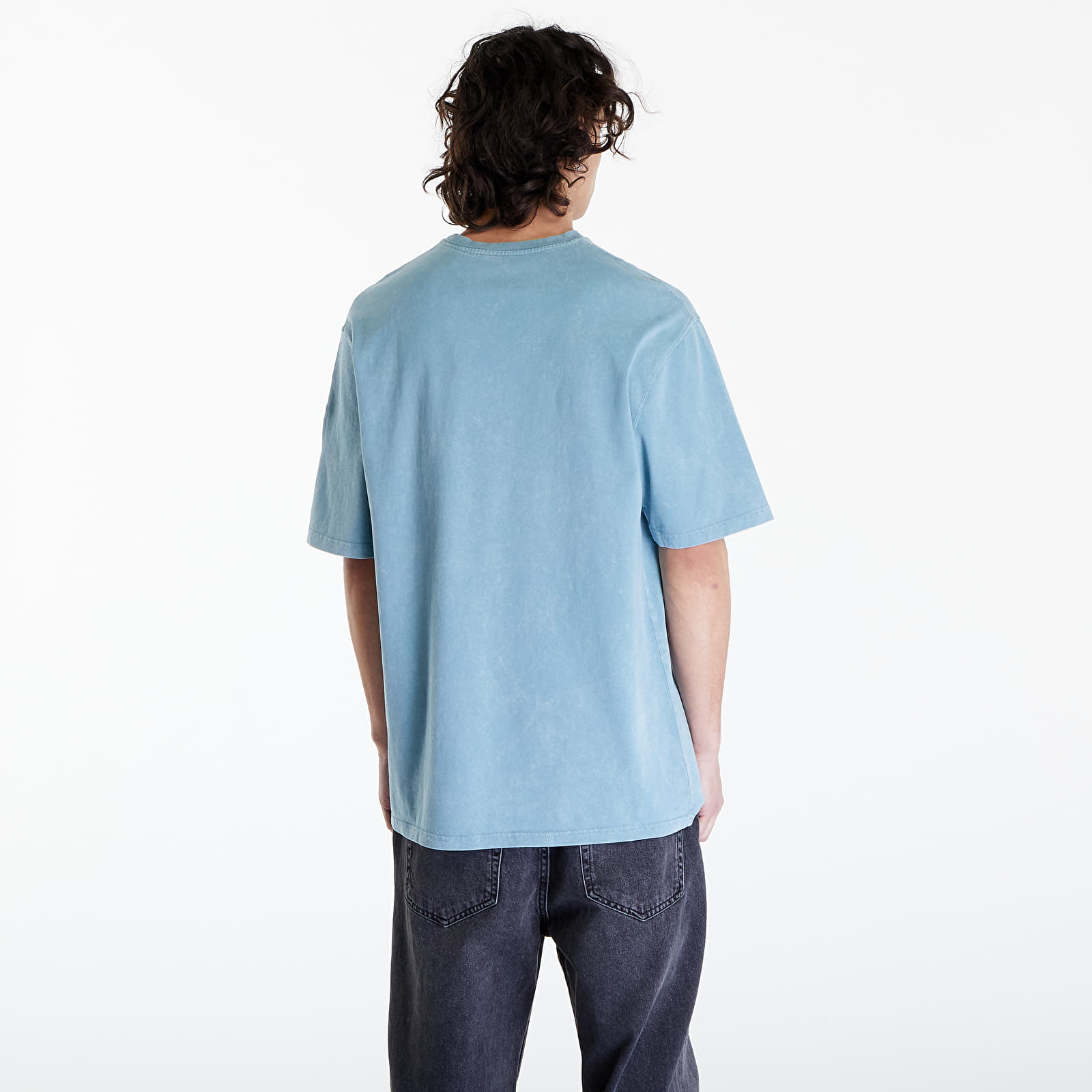 Majice i košulje A-COLD-WALL* Overdye Logo T-Shirt Faded Teal