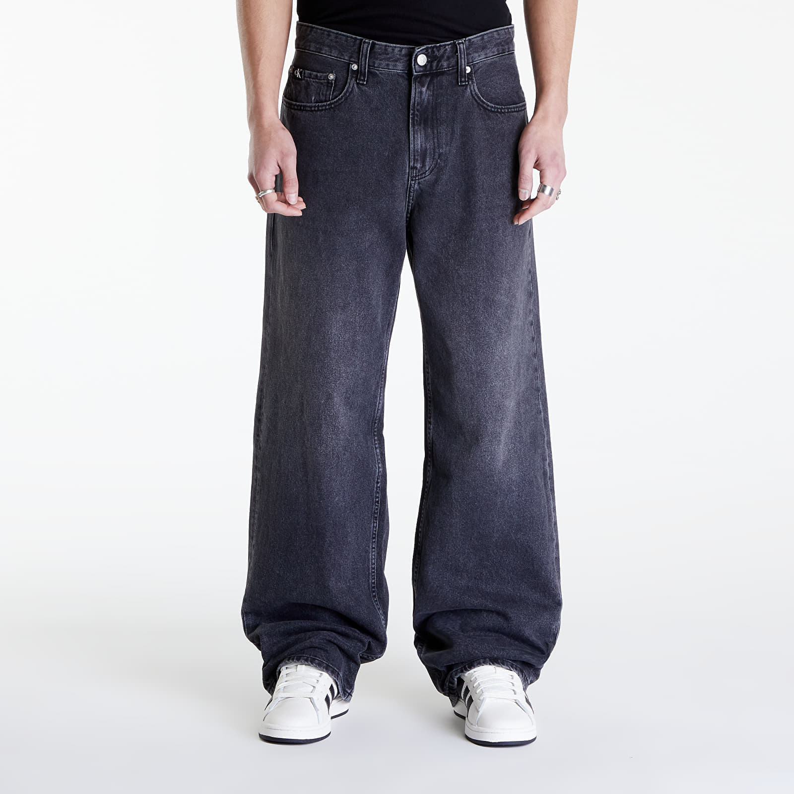 Džíny Calvin Klein Jeans 90'S Loose Jeans Denim Black 36