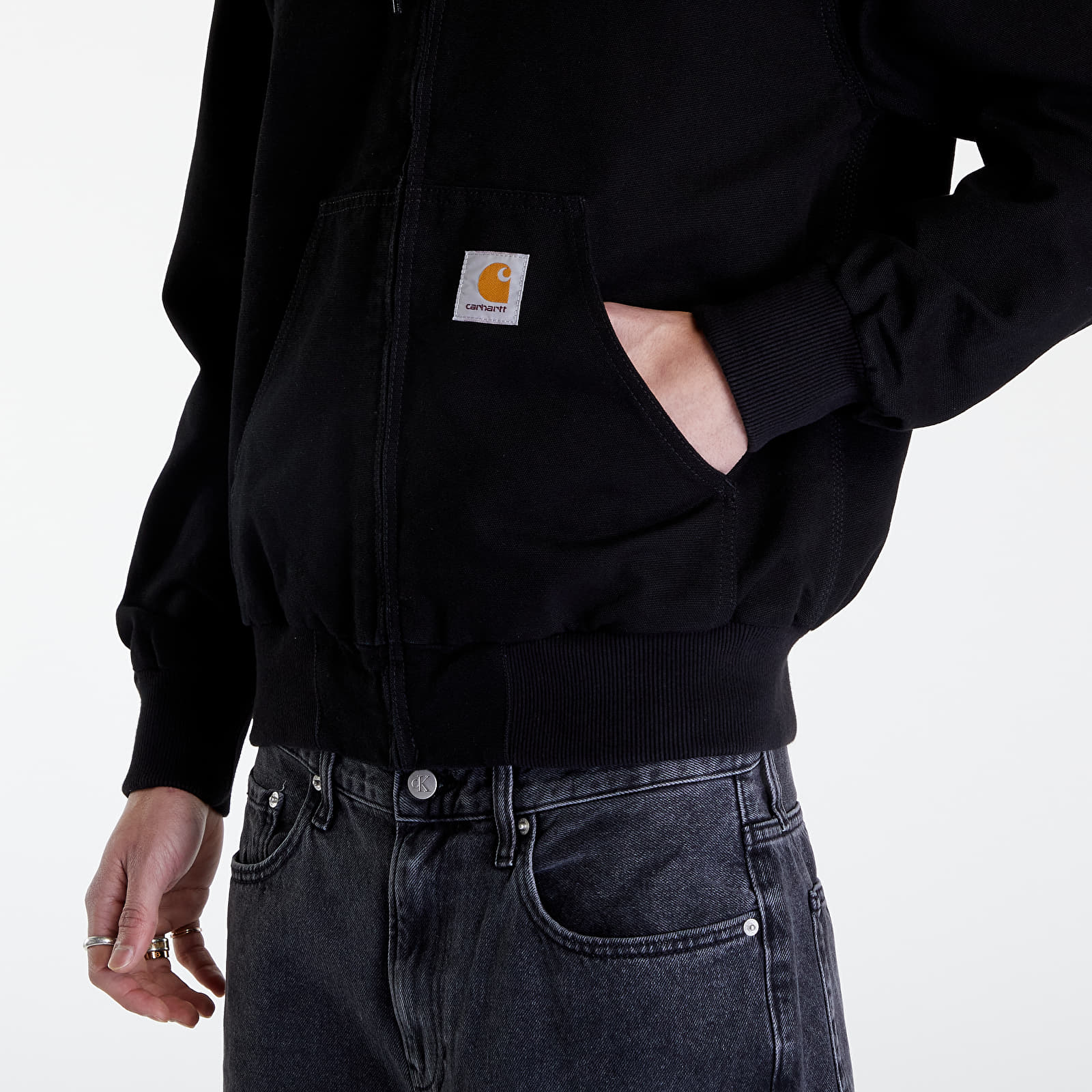 Striukės Carhartt WIP Active Jacket UNISEX Black Rinsed