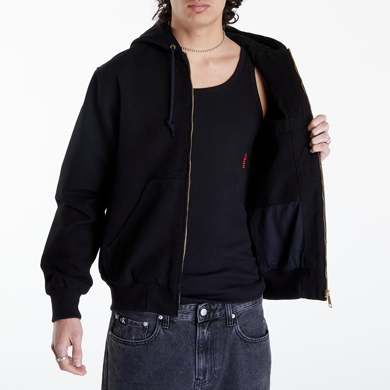 Striukės Carhartt WIP Active Jacket UNISEX Black Rinsed