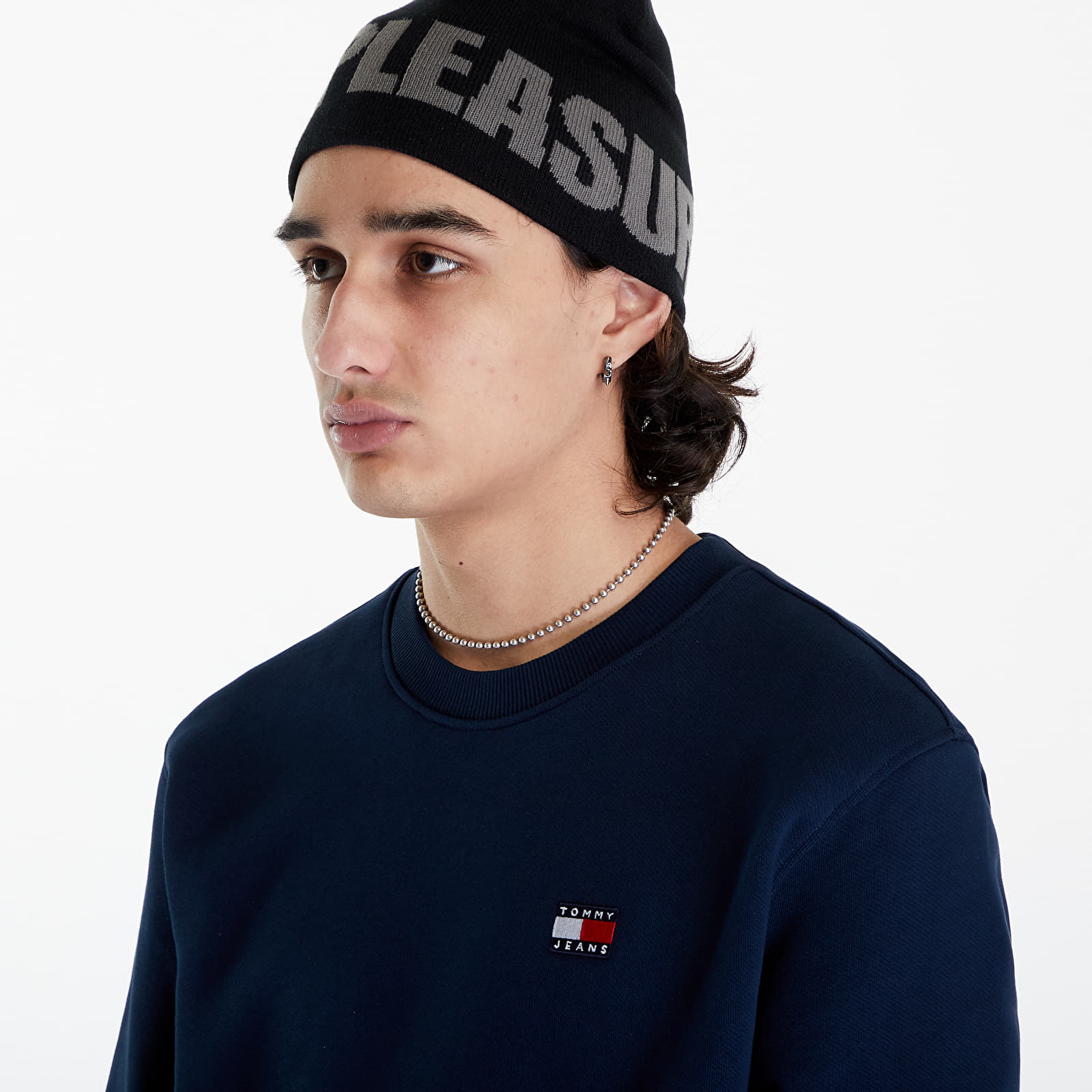 Bluzy Tommy Jeans Regular Badge Crewneck Dark Night Navy