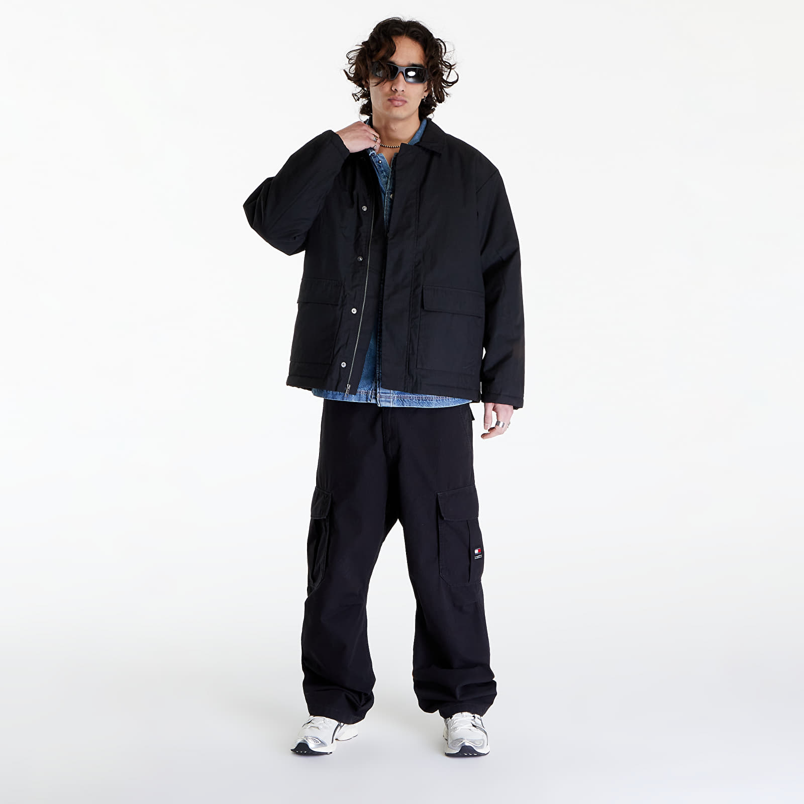 Jacken Nike Life Men s Waxed Canvas Work Jacket Black Black Footshop
