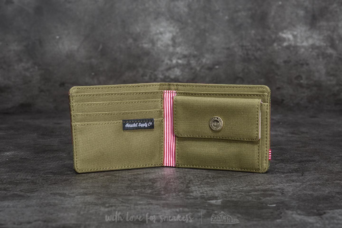 Wallets Herschel Supply Co. Roy PL+ Wallet Woodland Camo/ Army