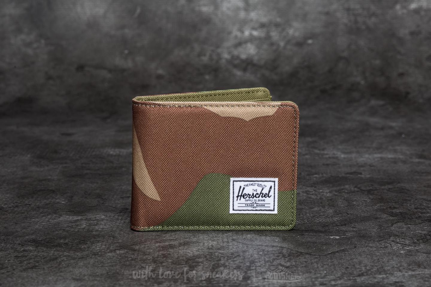 Wallets Herschel Supply Co. Roy PL+ Wallet Woodland Camo/ Army