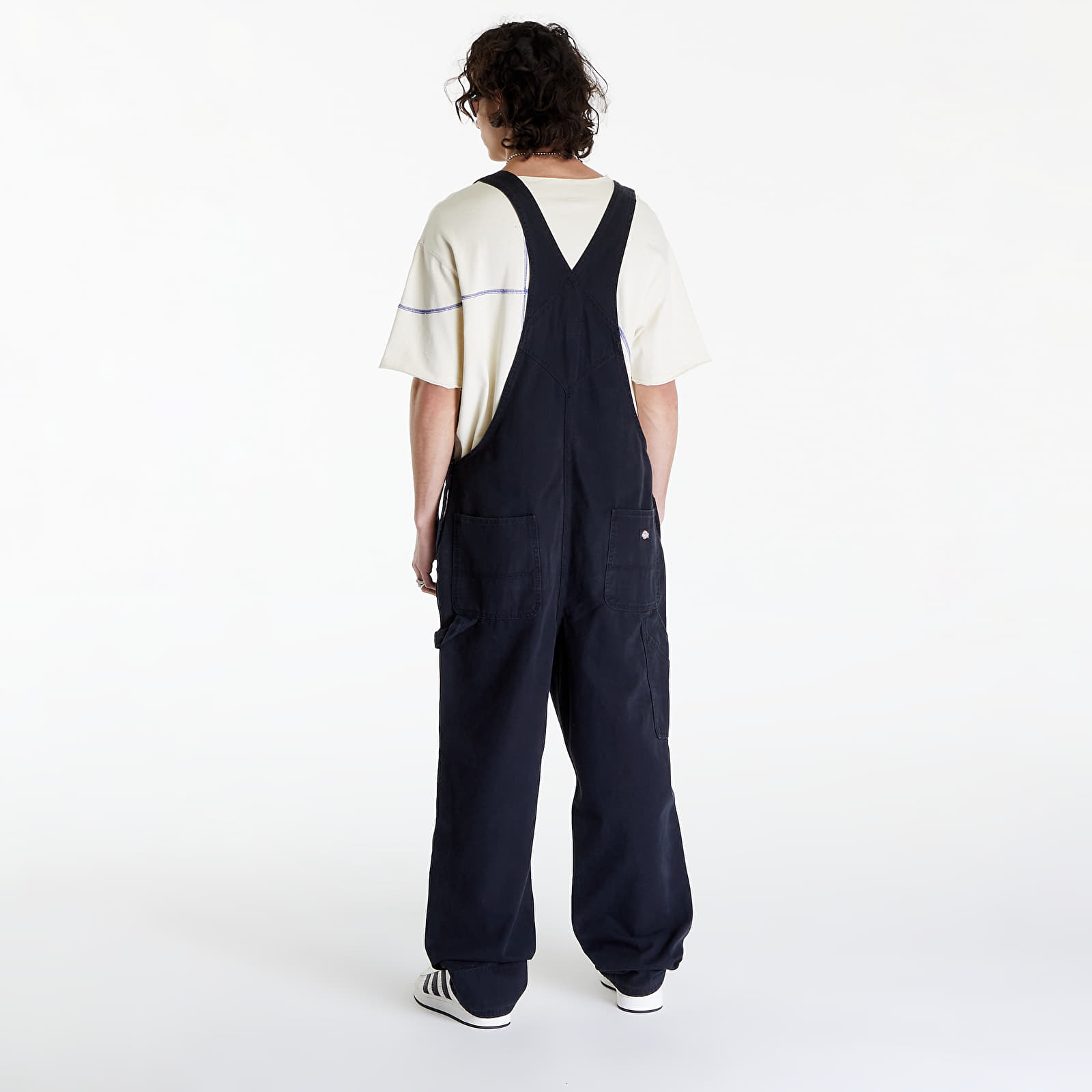 Jeans Dickies Duck Canvas Classic Bib Stone Washed Black