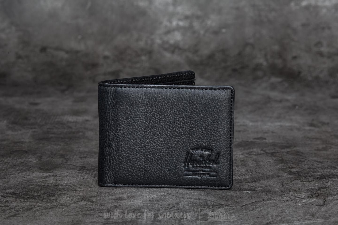 Geldbörsen Herschel Supply Co. Hank + Leather Wallet Black