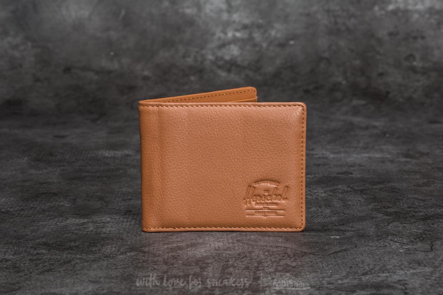 Portefeuilles Herschel Supply Co. Hank + Leather Wallet Tan