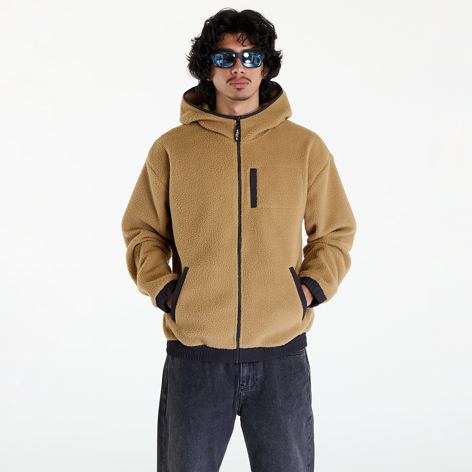 Hanorac Levi's® Pop Hooded Sherpa Khaki