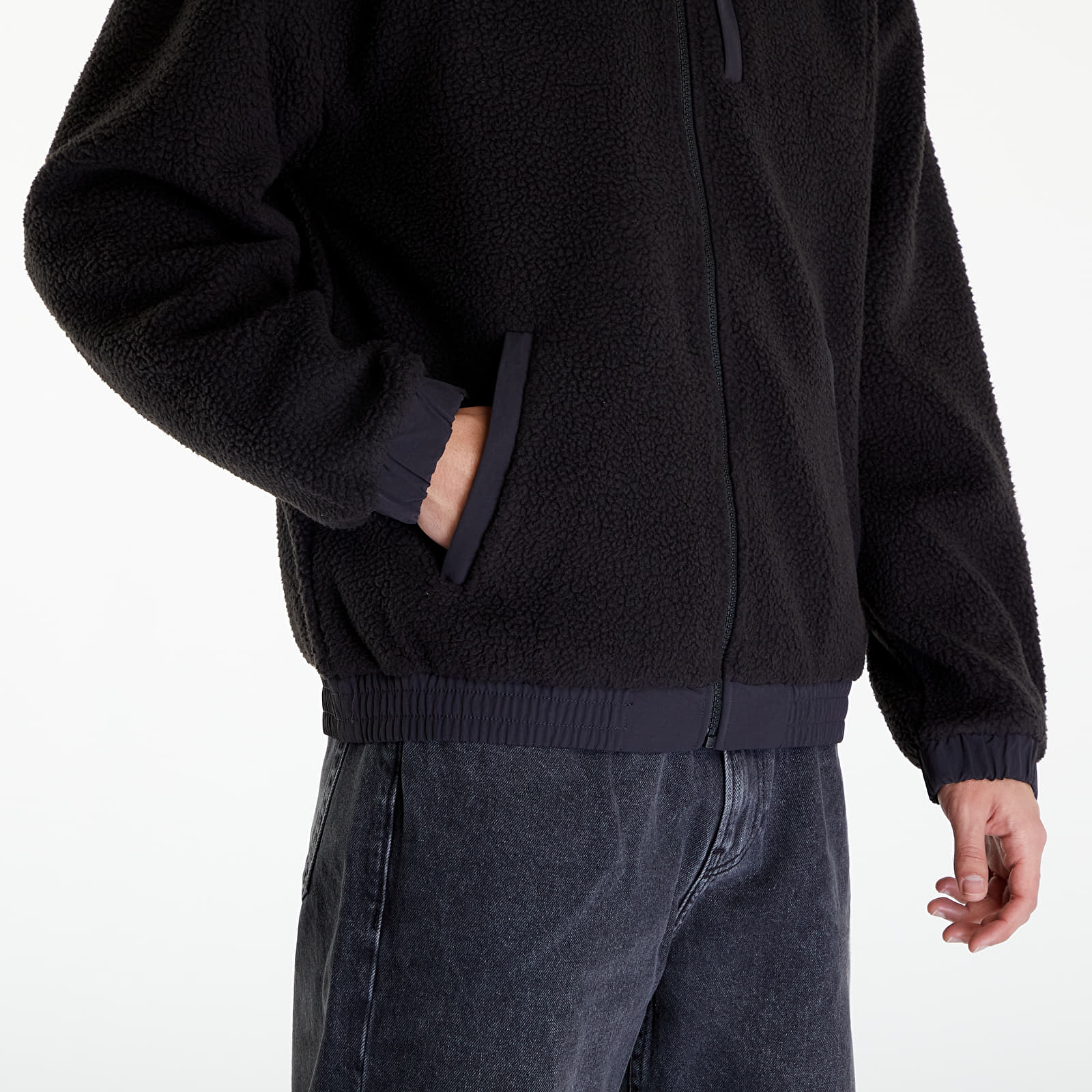 Mikiny Levi's® Pop Hooded Sherpa Meteorite