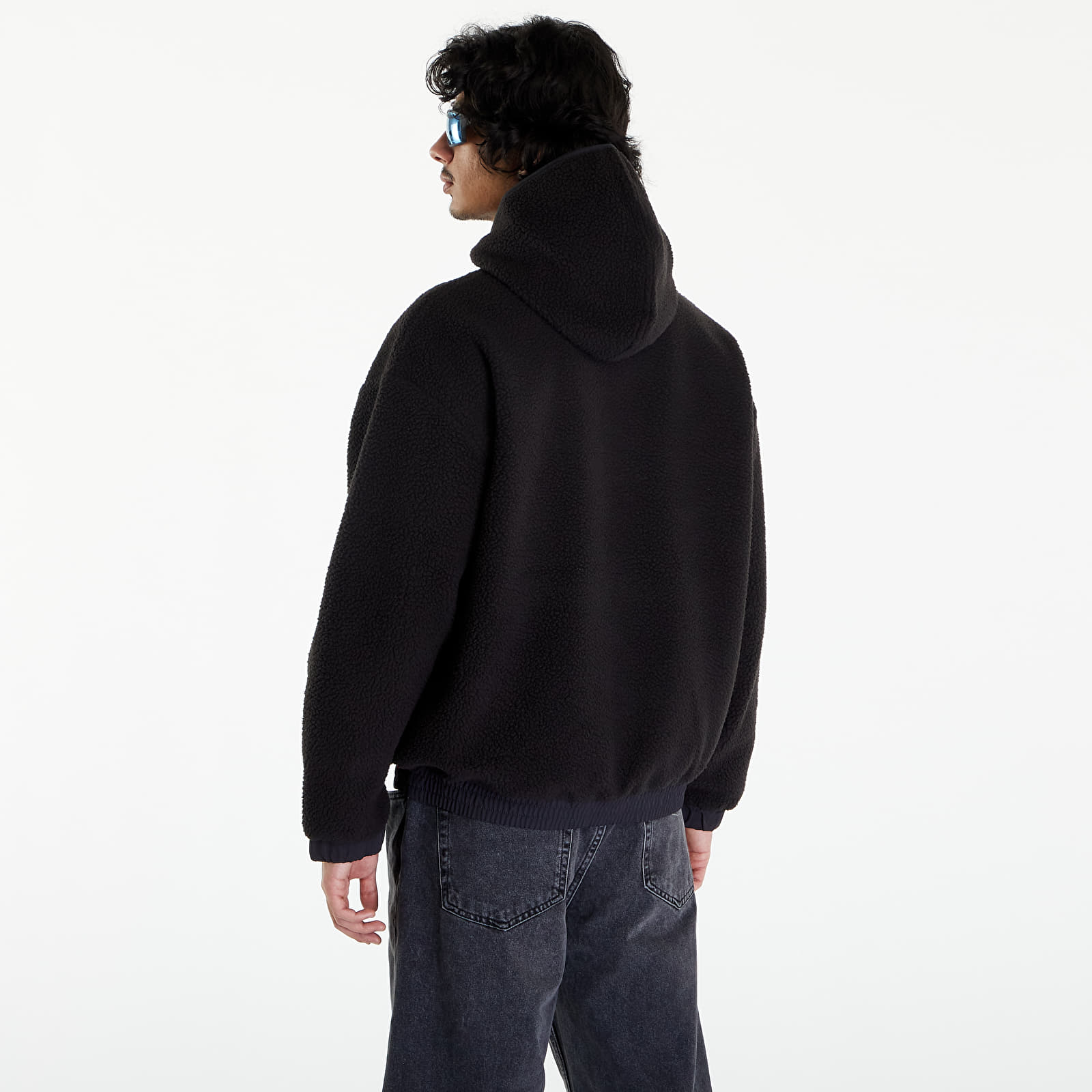 Mikiny Levi's® Pop Hooded Sherpa Meteorite