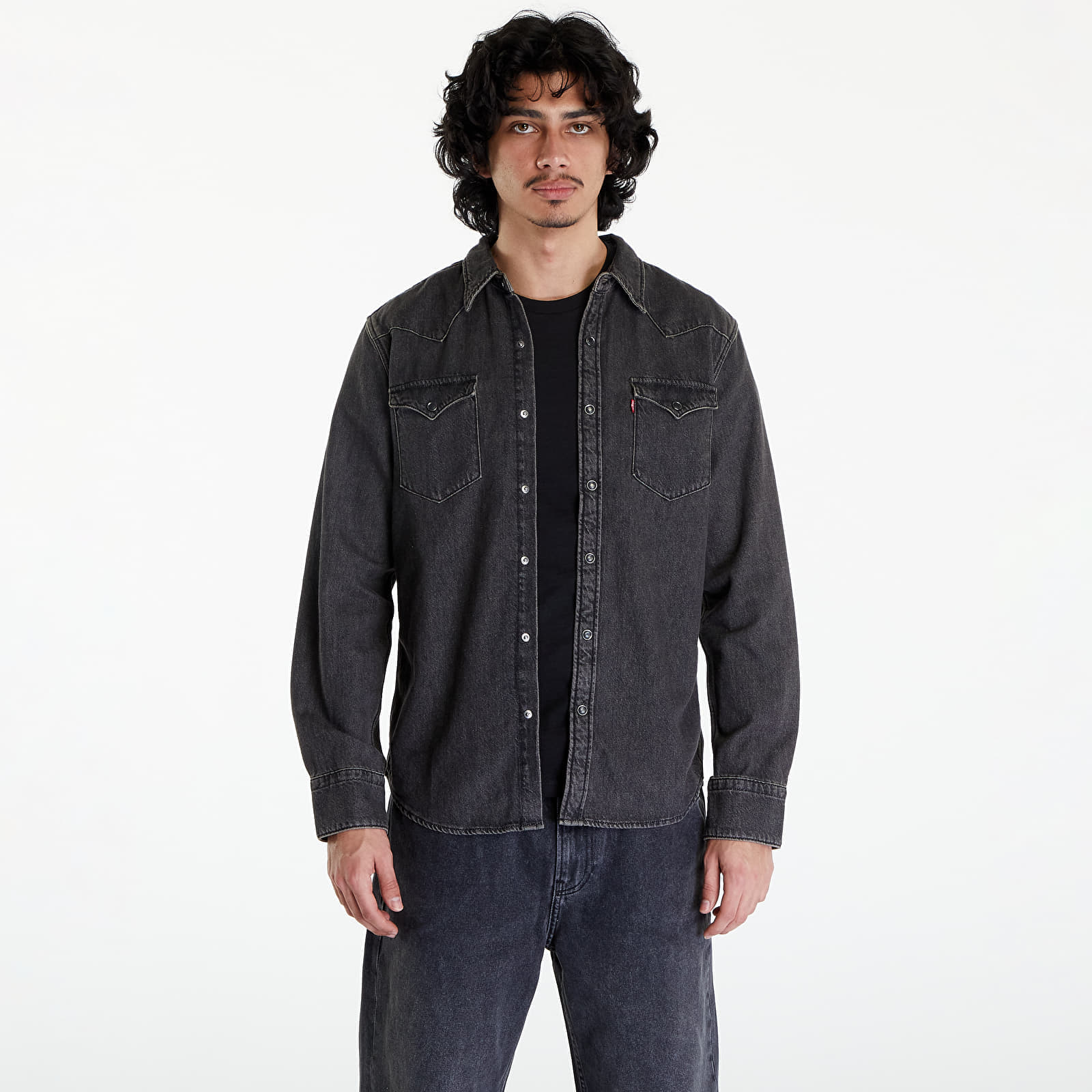Cămașă Levi's® Barstow Western Standard Fit Shirt Black Washed