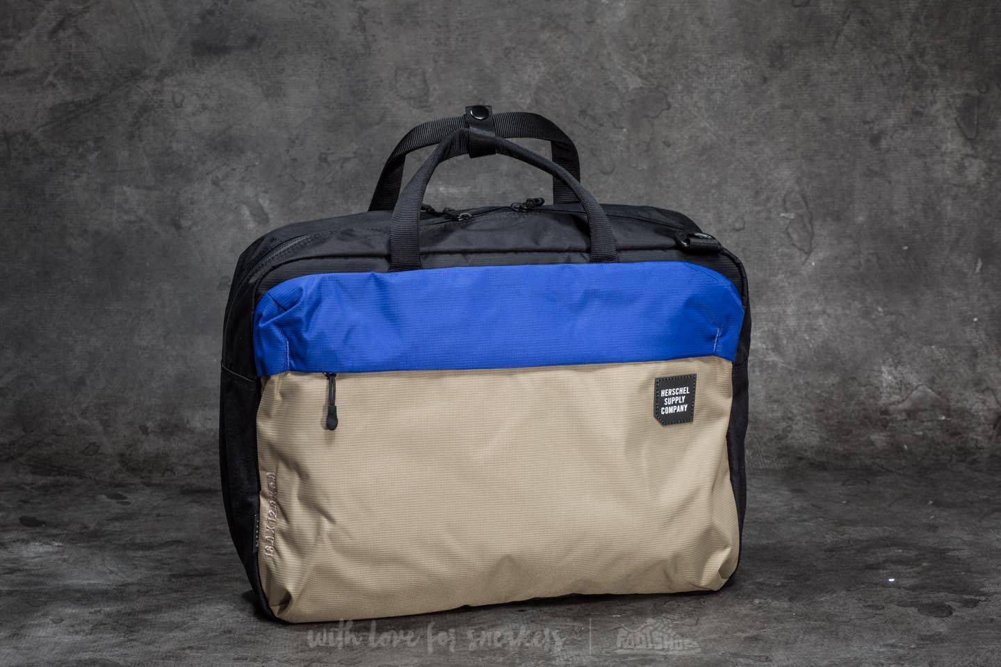 Backpacks Herschel Britannia Messenger Black Brindle Surf The