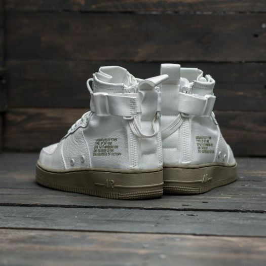 Sf air force 1 mid ivory olive top
